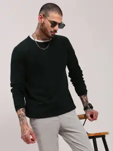 SHOWOFF Men Round Neck Pullover Sweater