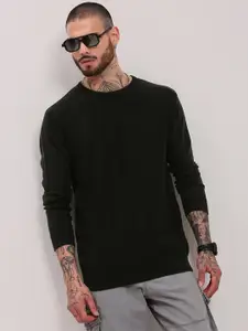 SHOWOFF Men Round Neck Pullover Cotton Sweater