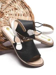 DIVASTRI Women Ethnic Open Toe Flats