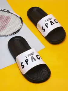 PERY PAO Men Printed Sliders Flip Flops