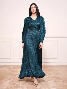 AND Self Design V-Neck Maxi Dress