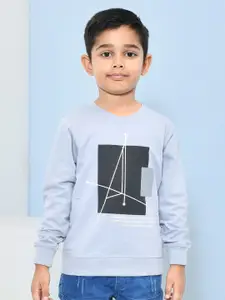 YOUMAA Boys Printed Cotton Sweatshirt