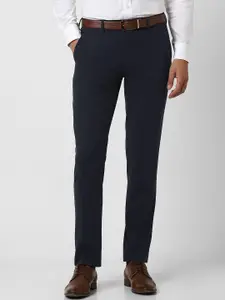 Van Heusen Men Slim Fit Mid-Rise Trousers