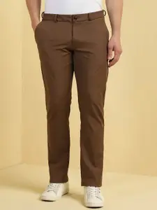 Allen Solly Men Mid-Rise Slim Fit Trousers