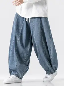 StyleCast x Revolte Men Cotton Mid-Rise Light Fade Jeans