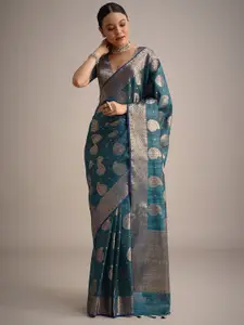 KALKI Fashion Ethnic Motifs Zari Tissue Saree