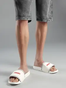 Ducati Men Printed Velcro Straps Sliders