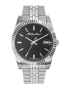 Mathey-Tissot Men Dial & Stainless Steel Bracelet Style Straps Analogue Watch H810AN_Lux