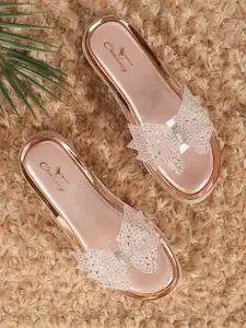 CHINRAAG Women Open Toe Flatform Heel Sandals