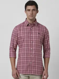 Van Heusen Sport Men Slim Fit Tartan Checked Cotton Casual Shirt