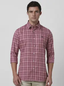 Van Heusen Sport Men Slim Fit Checked Cotton Casual Shirt