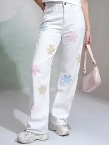 Tokyo Talkies Women Dad Fit Fade Pure Cotton Jeans