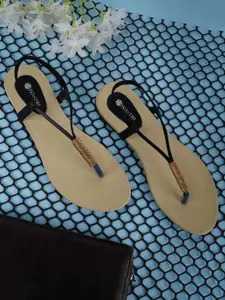 DIVASTRI Women T-Strap Flats