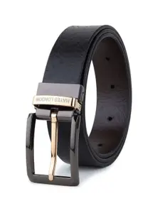 Hayes London Men Belt Premium Genuine Formal Reversible Leather