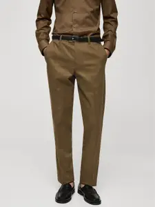 MANGO MAN Men Formal Trousers