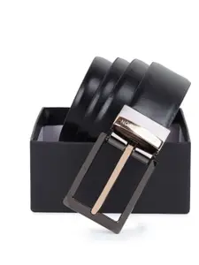 Hayes London Men Belt Premium Genuine Formal Reversible Leather
