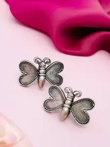 Sangria Silver-Plated Classic Studs