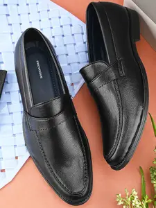 Provogue Men Leather Formal Slip-Ons