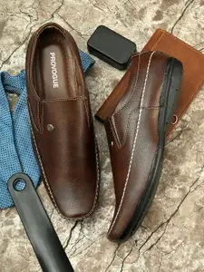 Provogue Round-Toe Slip-On Formal Shoes