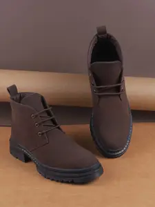 Metro Women Block Heeled Regular Boots