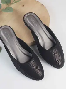 Metro Women Block Heel Mules