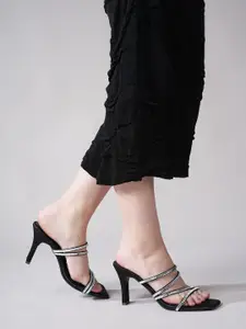 Lavie Women Embellished Square Toe Block Sandals