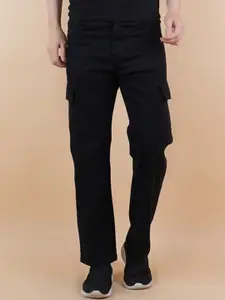 LINARIA Men Classic Mid-Rise Jogger Fit Cargo Styles Jeans