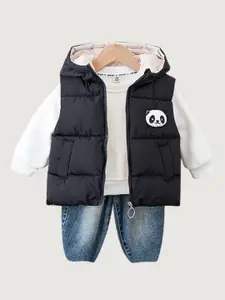 StyleCast x Revolte Boys Hooded Sleeveless Gilet Jacket