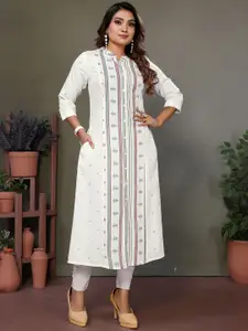 Rangita Geometric Printed A Line Kurta