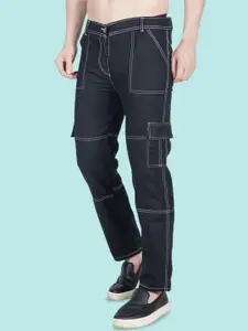 LINARIA Men Classic Mid-Rise Regular Fit Cargo Jeans