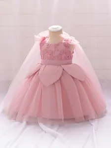 StyleCast x Revolte Girls Embroidered Fit and Flare Dress