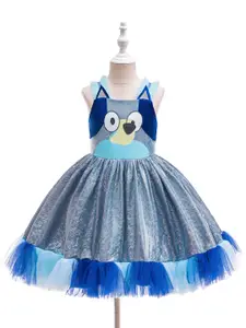 StyleCast x Revolte Girls Printed Sleeveless Fit & Flare Dress