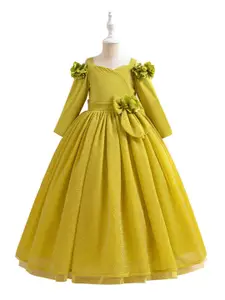 StyleCast x Revolte Girls Shoulder Straps Gown Dress