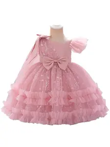 StyleCast x Revolte Girls Embellished Gown Above Knee Dress