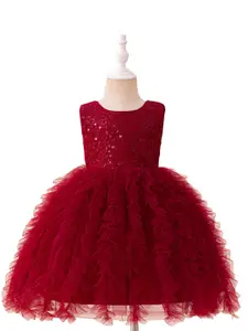 StyleCast x Revolte Girls Round Neck Balloon Dress