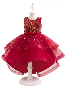 StyleCast x Revolte Girls Sequined Embellished Fit And Flare Dress