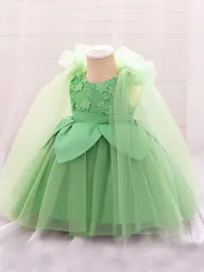 StyleCast x Revolte Girls Embroidered Fit And Flare Dress