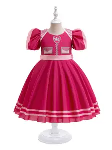 StyleCast x Revolte Printed Puff Sleeve A-Line Mini Dress