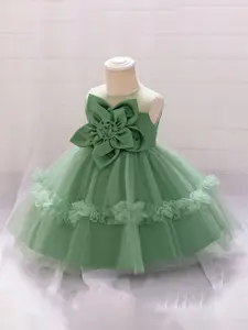 StyleCast x Revolte Girls Ruffled Fit and Flare Dress