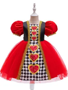 StyleCast x Revolte Girls Printed Balloon Mini Dress