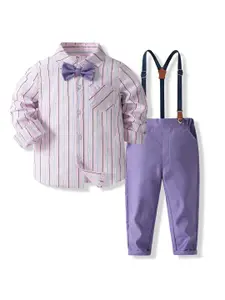 StyleCast x Revolte Boys Striped Shirt with Trousers