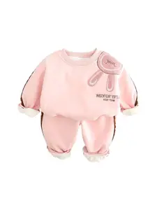 StyleCast x Revolte Girls Printed T-shirt with Trousers