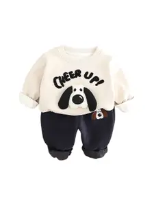 StyleCast x Revolte Boys Printed Coat with Trousers