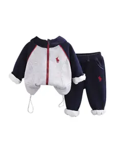 StyleCast x Revolte Boys Colourblocked Coat with Trousers