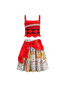 StyleCast x Revolte Girls Printed Top with Skirt