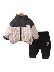 StyleCast x Revolte Boys Colourblocked Coat with Trousers