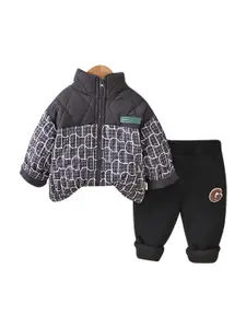 StyleCast x Revolte Boys Colourblocked Coat with Trousers
