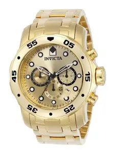 Invicta Men Dial & Stainless Steel Bracelet Style Straps Analogue Watch 0074
