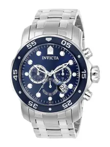Invicta Men Dial & Stainless Steel Bracelet Style Straps Analogue Watch 0070