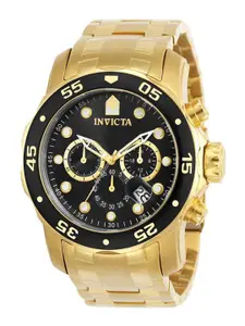 Invicta Men Dial & Stainless Steel Bracelet Style Straps Analogue Watch 0072